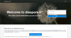 Desktop Screenshot of diaspora-fr.org